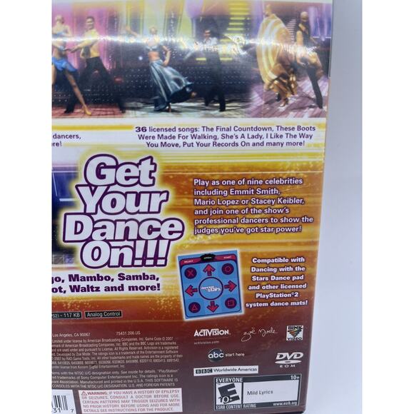 Dancing With the Stars (Sony PlayStation 2, 2007) PS2 Game CIB Tested - Picture 3 of 8